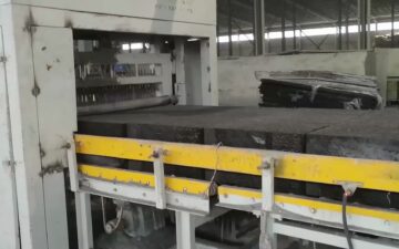 A级防火保温材料石墨改性水泥基保温板(碳硅板)车间生产现场视频